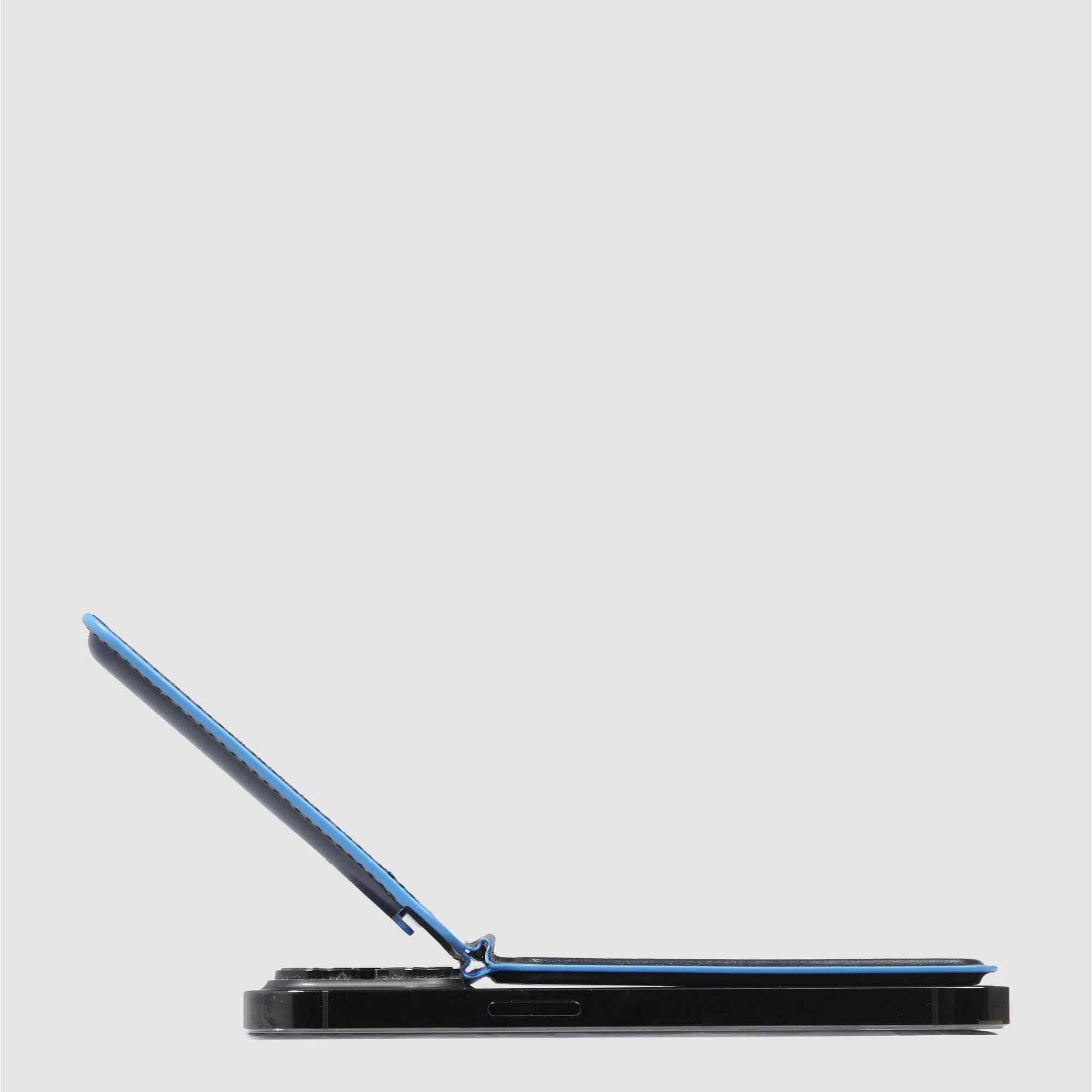 Piquadro Portefeuille MagSafe en cuir avec traqueur rechargeable