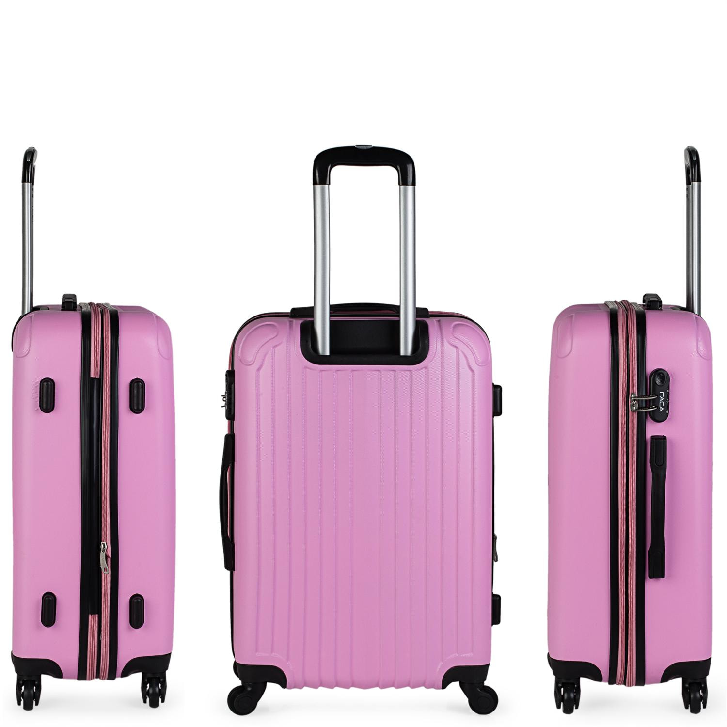 Maleta Itaca Sevron Set De 3 Unidades Rosa