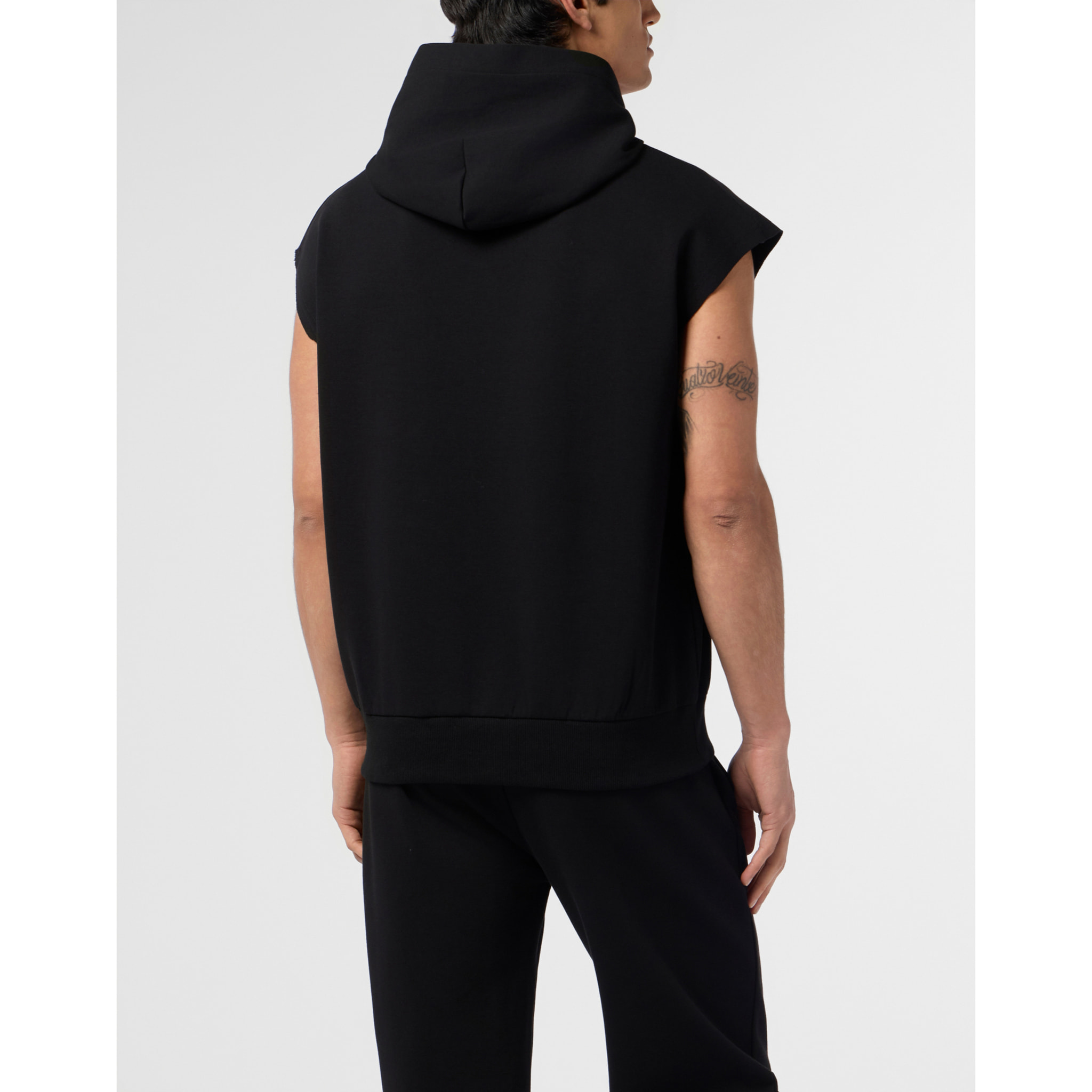 PLEIN SPORT Pique Hoodie Vest Icon