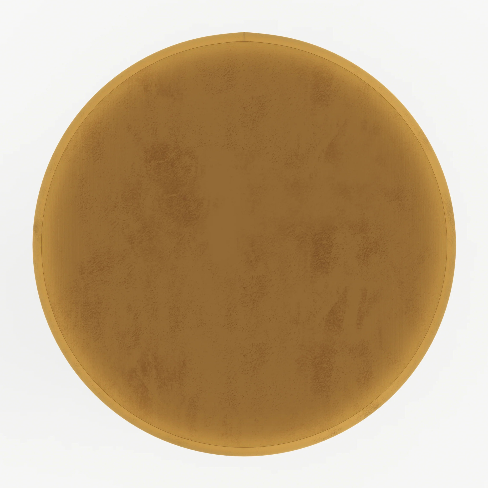 Lot de 2 tabourets de bar 73 cm en velours jaune curry - Kendal