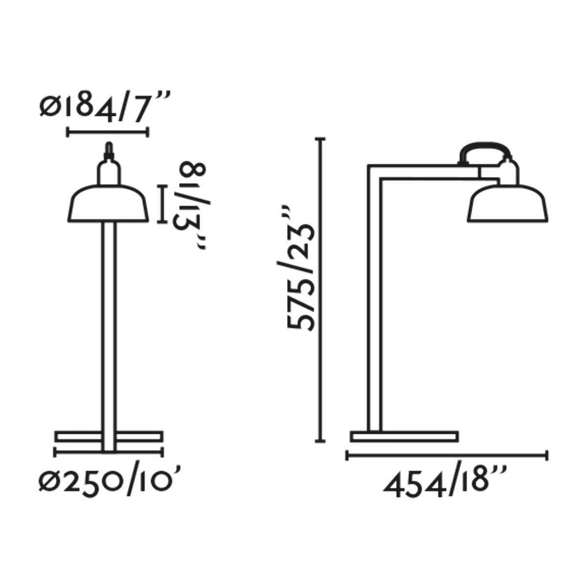 TATAWIN Sobremesa metal blanca