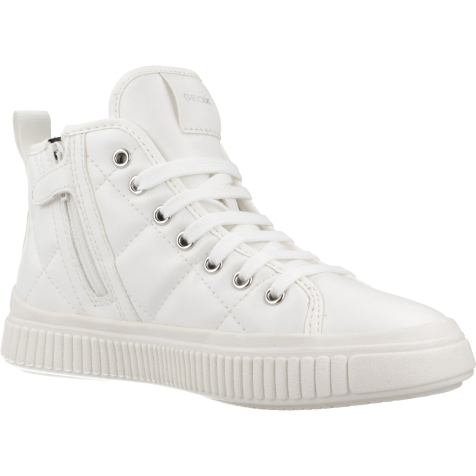 Zapatillas Niña de la marca GEOX  modelo J LAQUINNY BLANCO