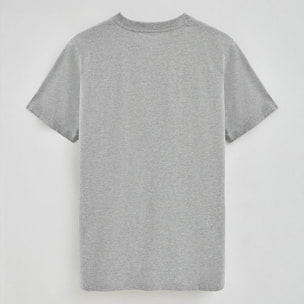 Pack uomo con tre magliette in blu marino, bianco e grigio vigorè a girocollo con ricamo Rigby Go