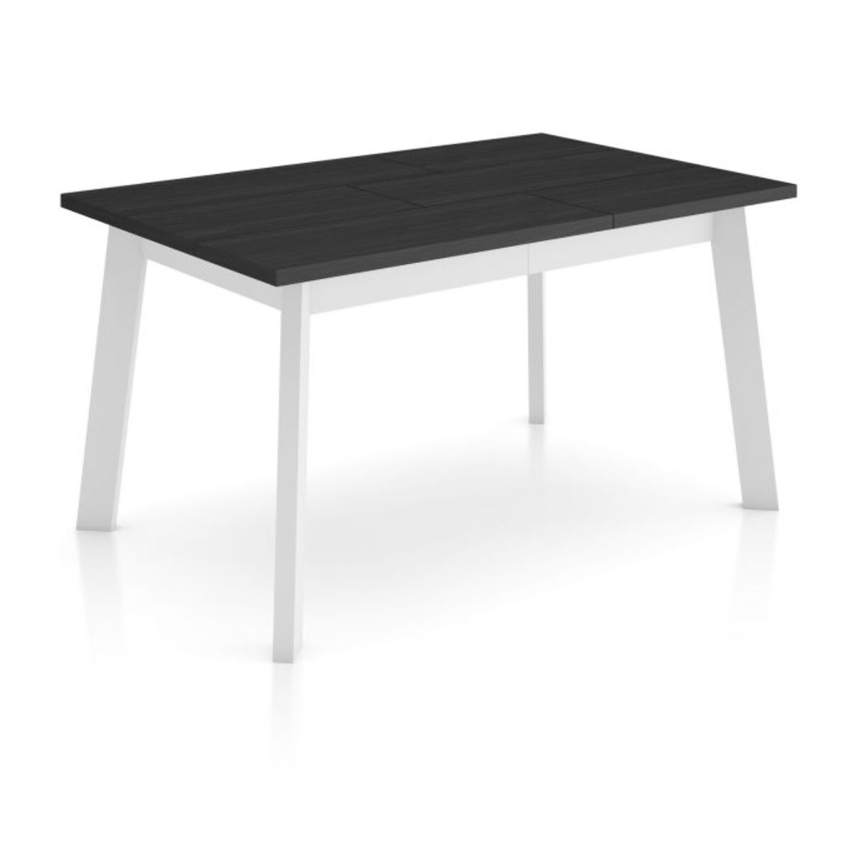 Mesa de comedor Naira 140 Negro Blanco