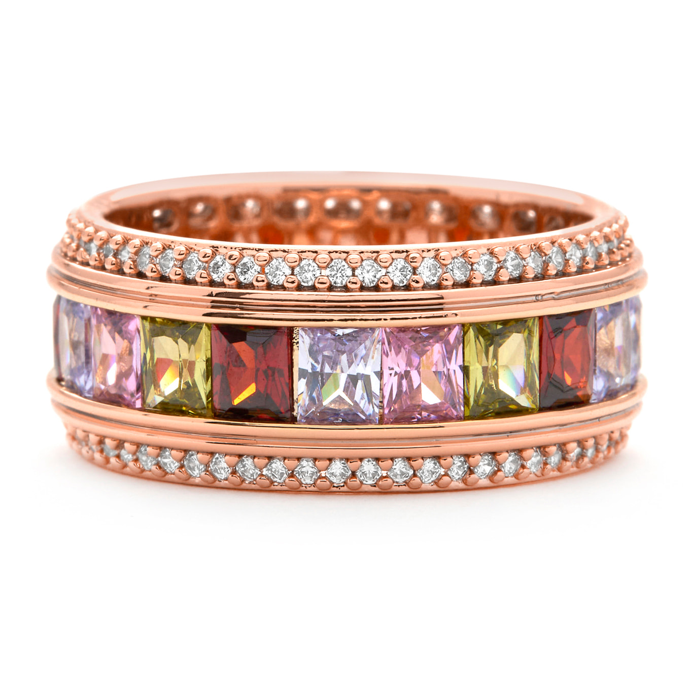 Anillo Maia acabado oro amarilo 18k