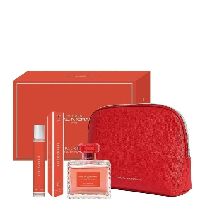 Perle Chérie - Coffret Eau de Parfum 100ml + Vapo de Voyage 30ml + Trousse