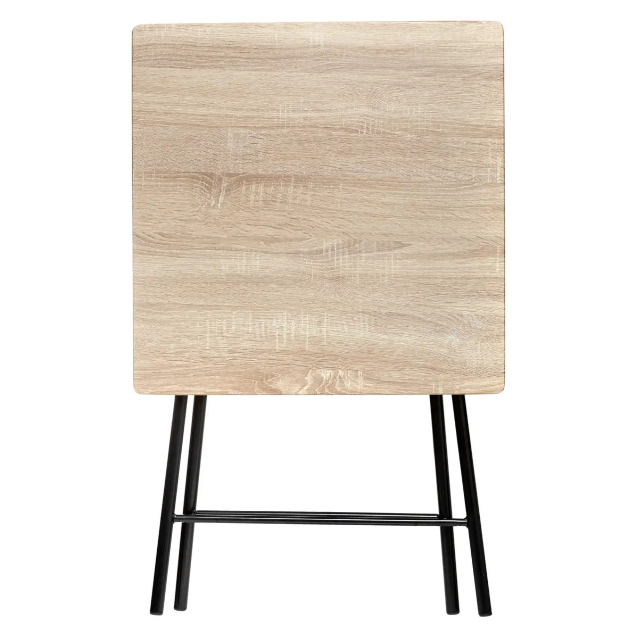 Table pliante 2 places Effet bois