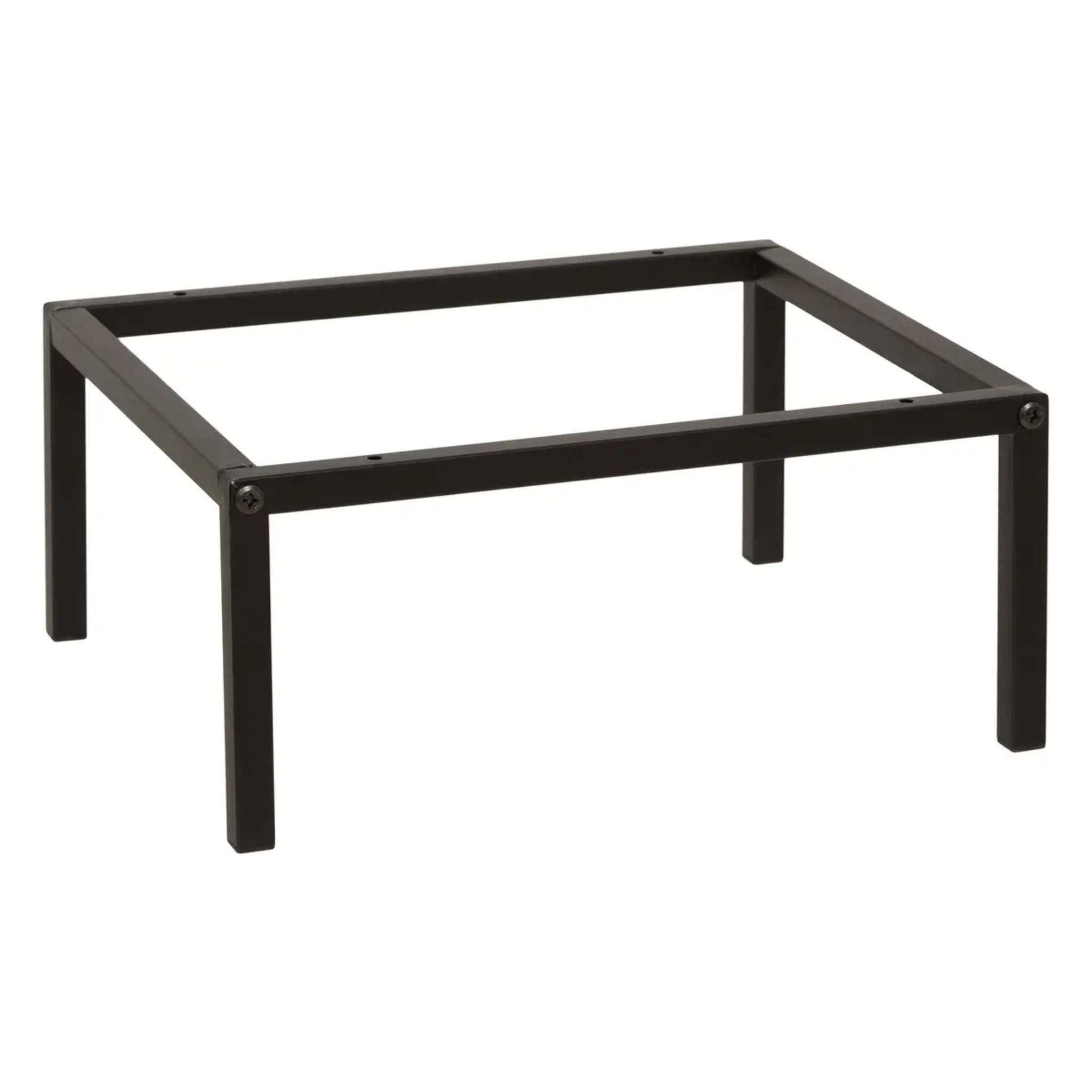 Pieds étagère métal 34x29cm "Mix N' Modul" noir