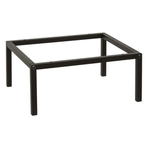 Pieds étagère métal 34x29cm "Mix N' Modul" noir