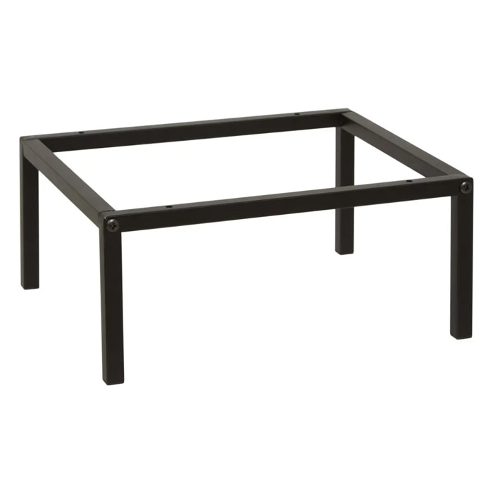 Pieds étagère métal 34x29cm "Mix N' Modul" noir