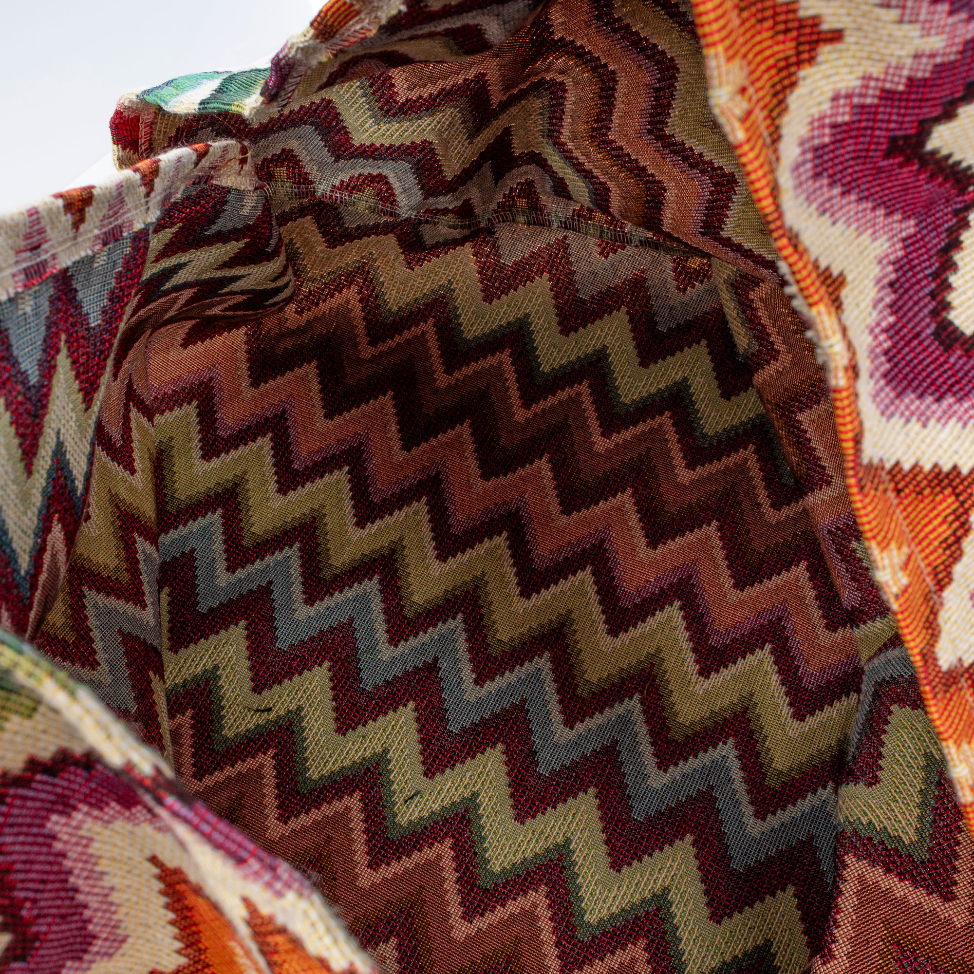 Banzi borsa shopper in cotone, con manico in pelle. Design esclusivo.