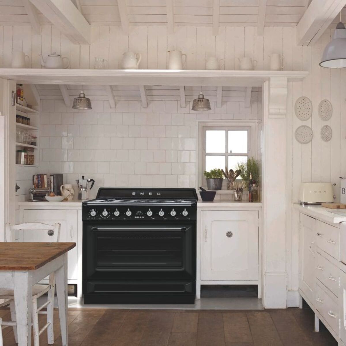 Piano de cuisson gaz SMEG TR90GMBL