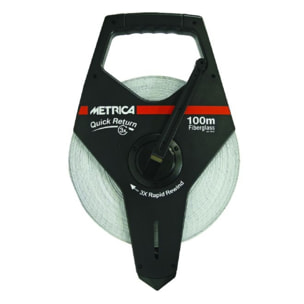 Mesure longue fibre Quick return METRICA 100m x 13mm - 40027