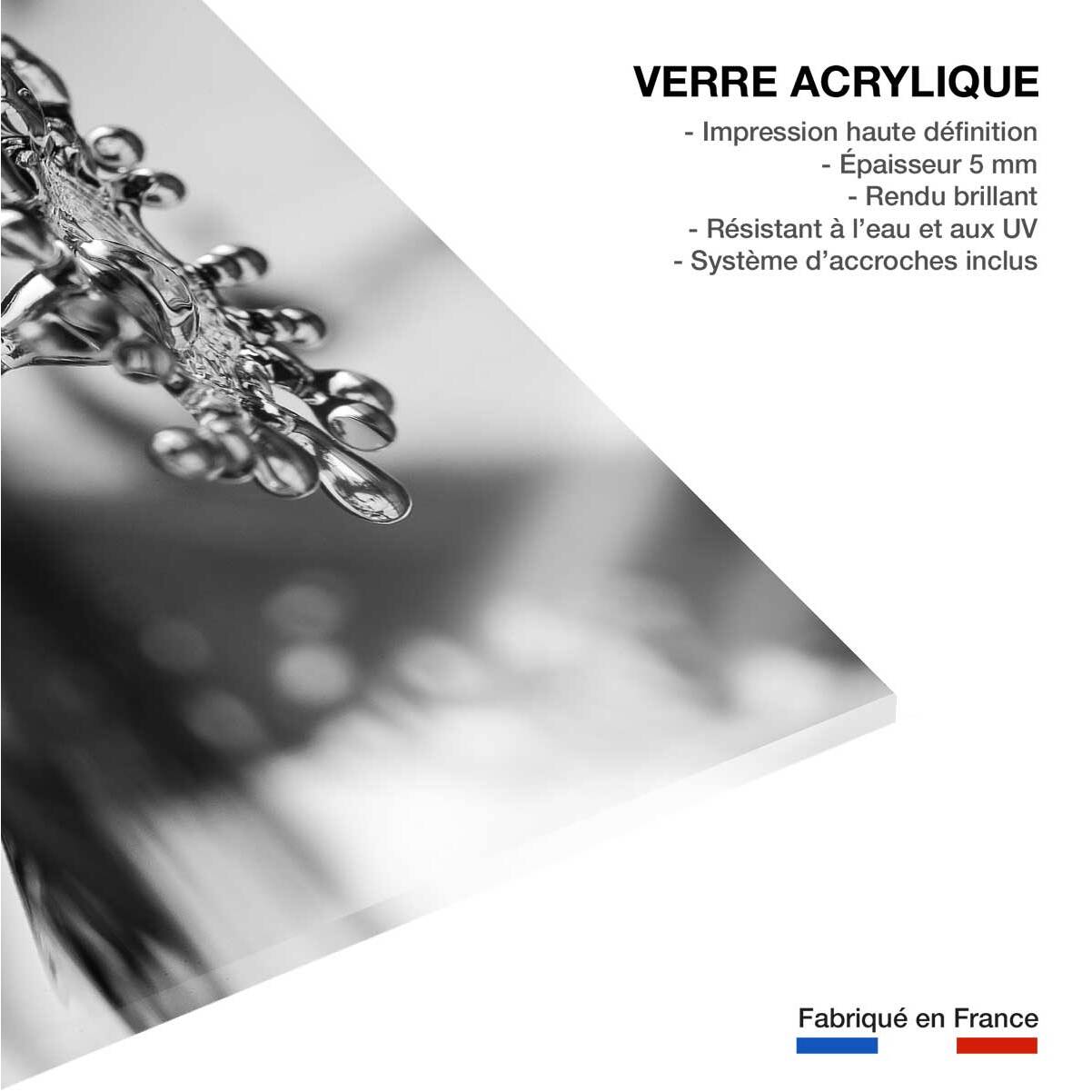 Tableau abstrait liquid drop art tuvia Tableau plexiglas