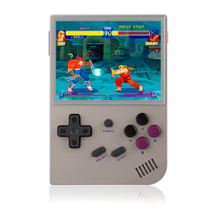 Console emulatore multipiattaforma RG35XX. Schermo IPS da 3,5"; Quad Core 384 MHz, 16 GB. Sistema operativo Linux. +5.000 giochi.