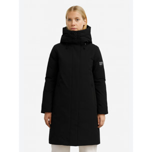 Abrigo para mujer ECOON Bayona Long jacket - Negro