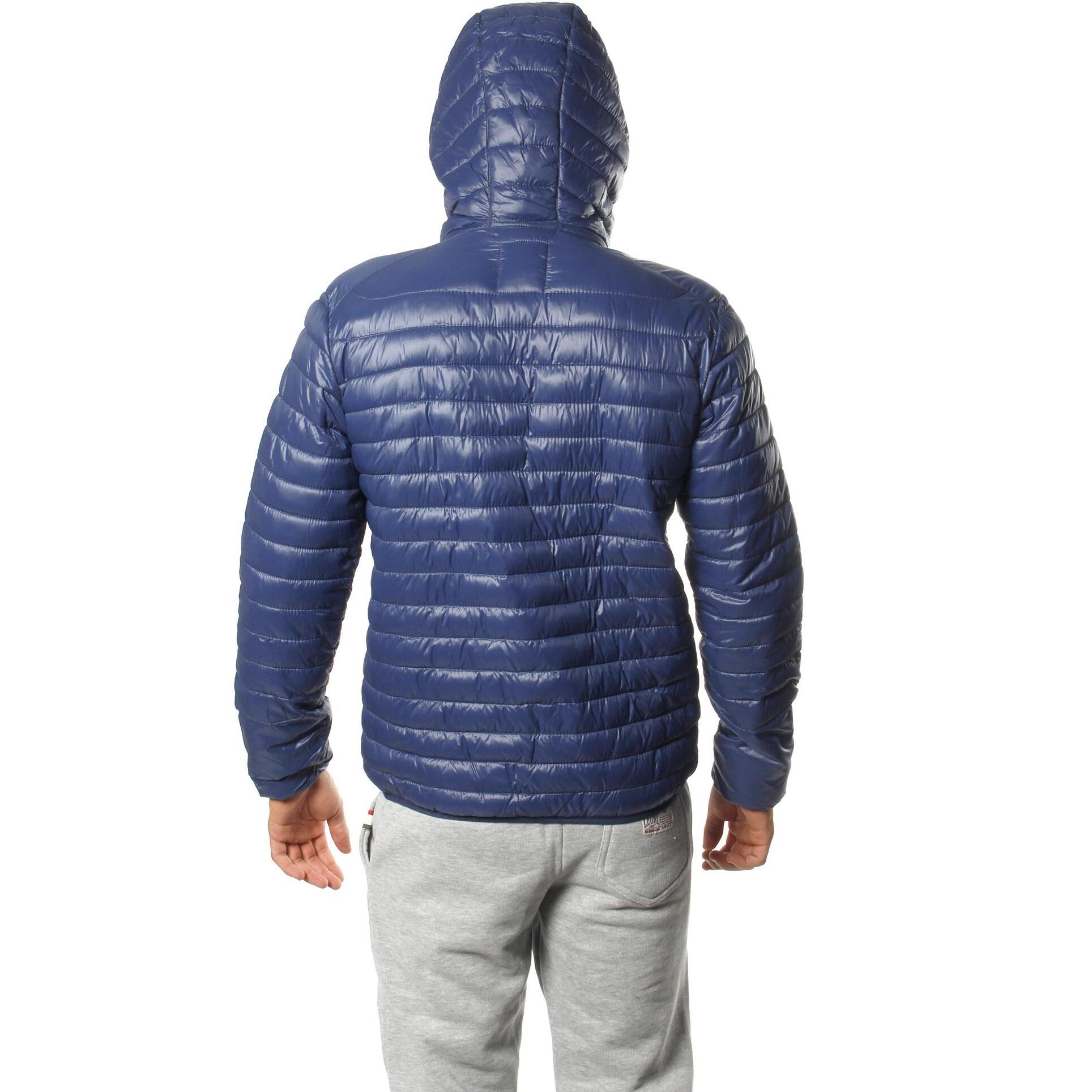 Plumífero de hombre con capucha y cremallera Chaquetas