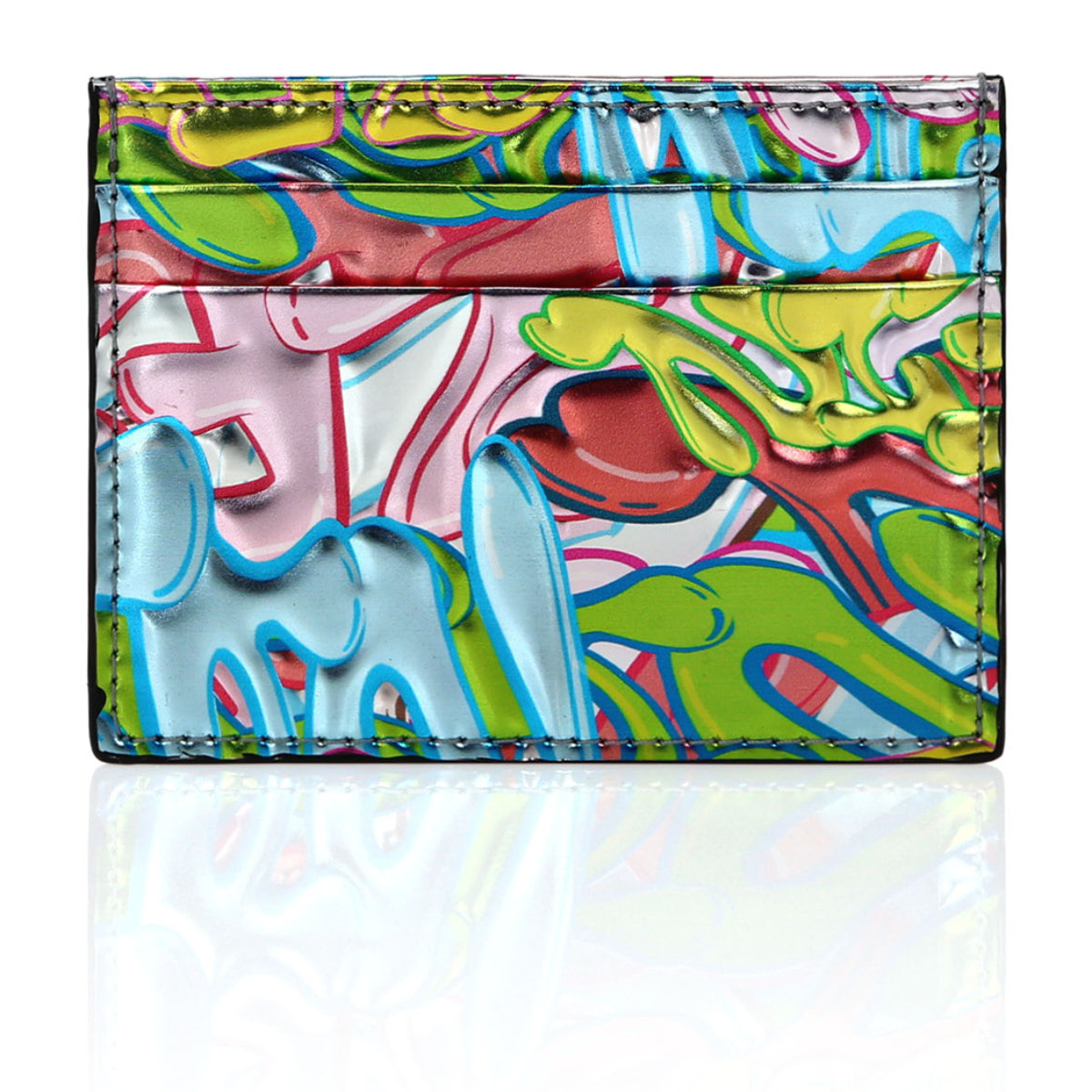 PHILIPP PLEIN Credit Cards Holder BOMBING GRAFFITI