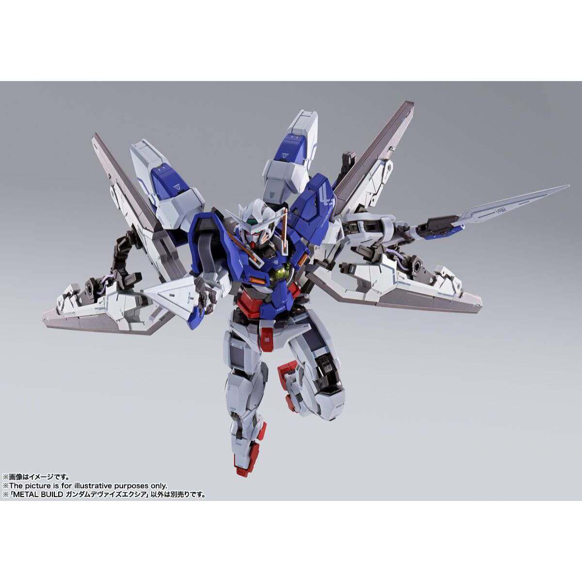 Gundam Mobile Suit Gundam 00 Figure Pvc Metal Build Devise Exia 18 Cm Bandai