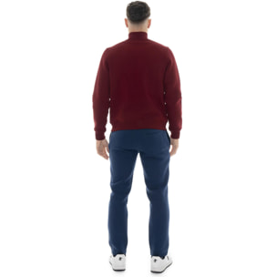 Tuta invernale uomo collo alto e zip, logo piccolo Leone 1947 Soft Basic