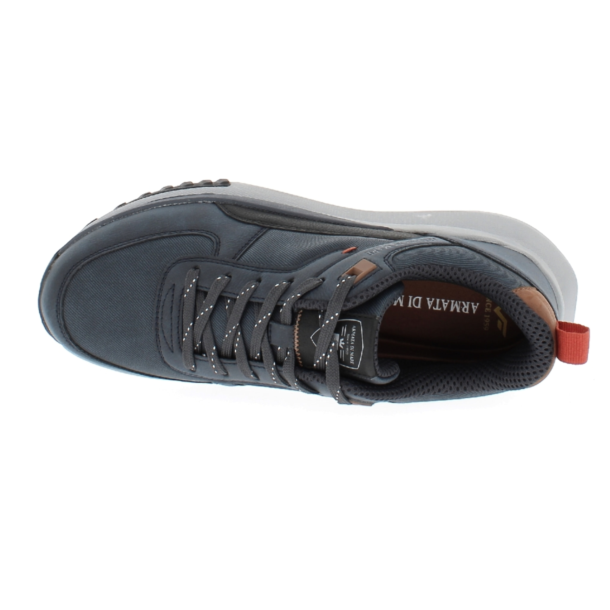 Armata di Mare Scarpe Uomo Sneakers Casual Stringate con Soletta Rimovibile in Memory Foam AMU W24N623 Navy