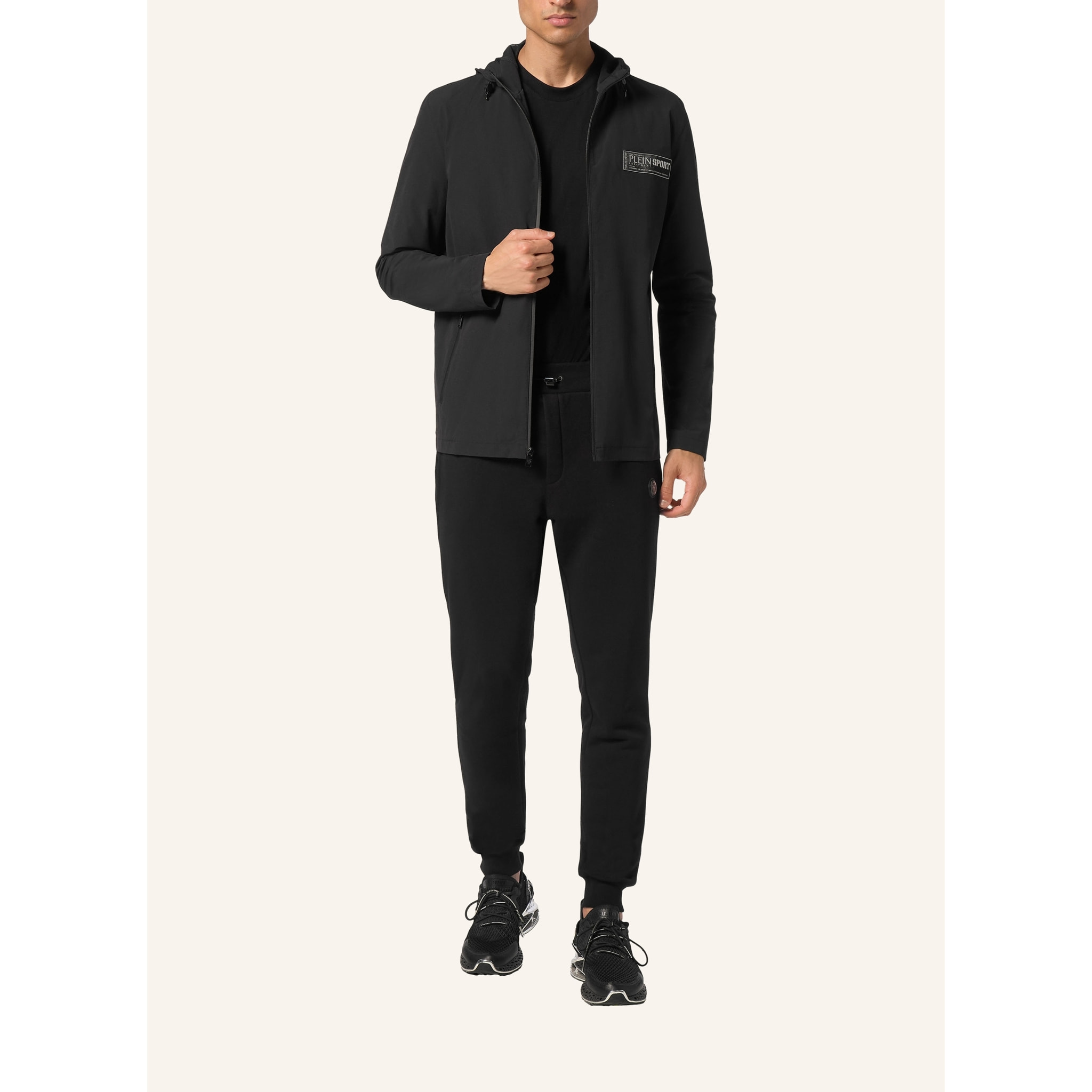 PLEIN SPORT Hooded Sweatjacket