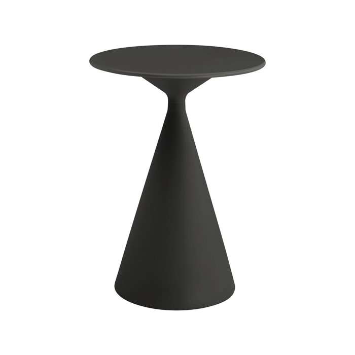 Table haute bistro de jardin ⌀80 cm "Néora" - Noir