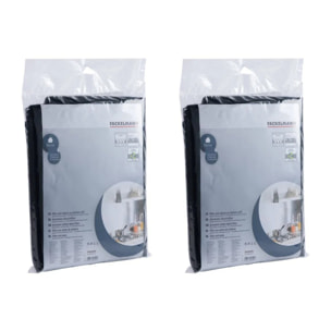 Lot de 2 filtres hotte 47 x 57 cm Fackelmann Tecno
