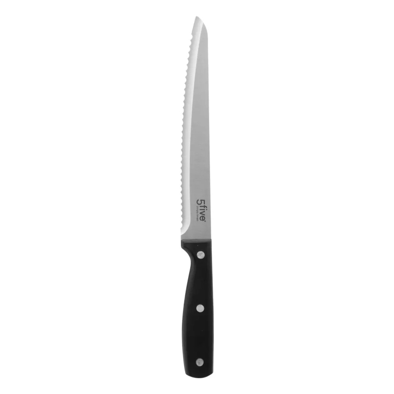 Couteau à pain inox "Essentiel Black" lame 20cm