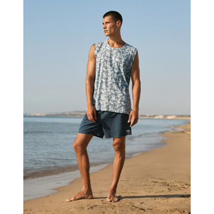 Camiseta Tirantes Azul - Sourpalm