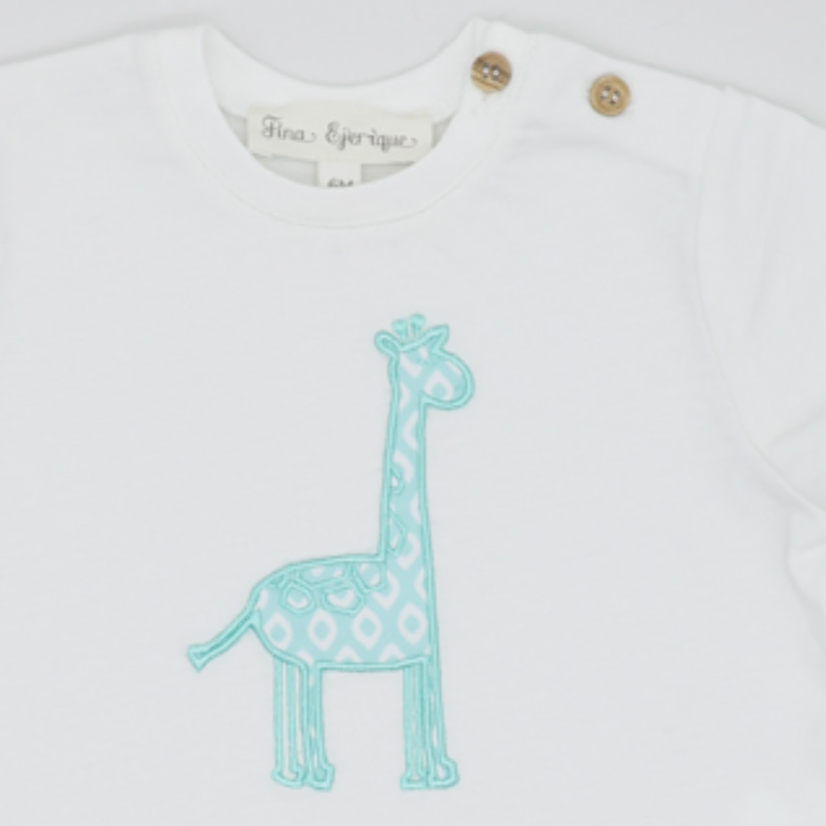 CAMISETA JIRAFA AZUL