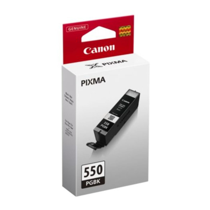Cartouche d'encre CANON Originale PG-550 Noire Pigmentée Standard - 6450B001