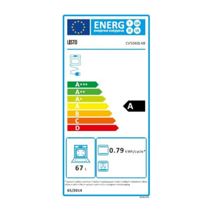 Cuisinière vitrocéramique LISTO CV5060 L4b