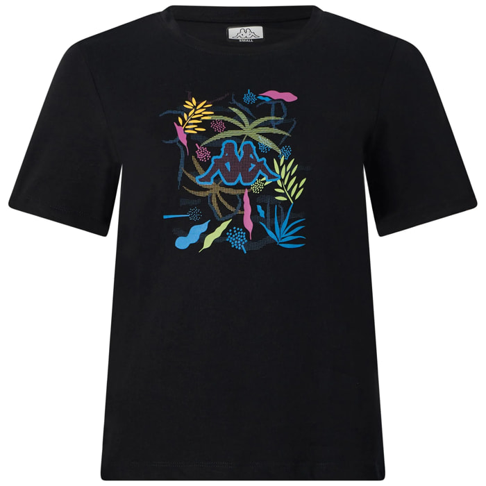 T-Shirts & Top Kappa Donna Logo Gamino Nero