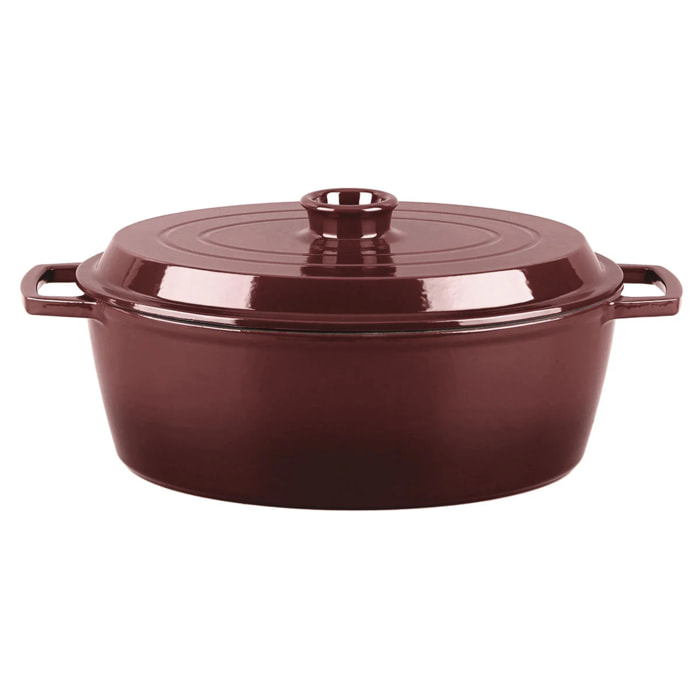 Cocotte ovale 33 cm en fonte émaillée
