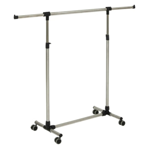 Portant à vêtements simple inox "Venus"