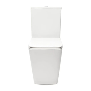 Infinitio WC à poser sans bride évacuation vario + abattant SoftClose + réservoir de chasse d'eau, blanc (SATINF032SREXVPSN)