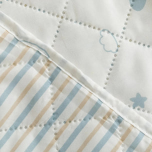 Colcha bouti Bennet indigo