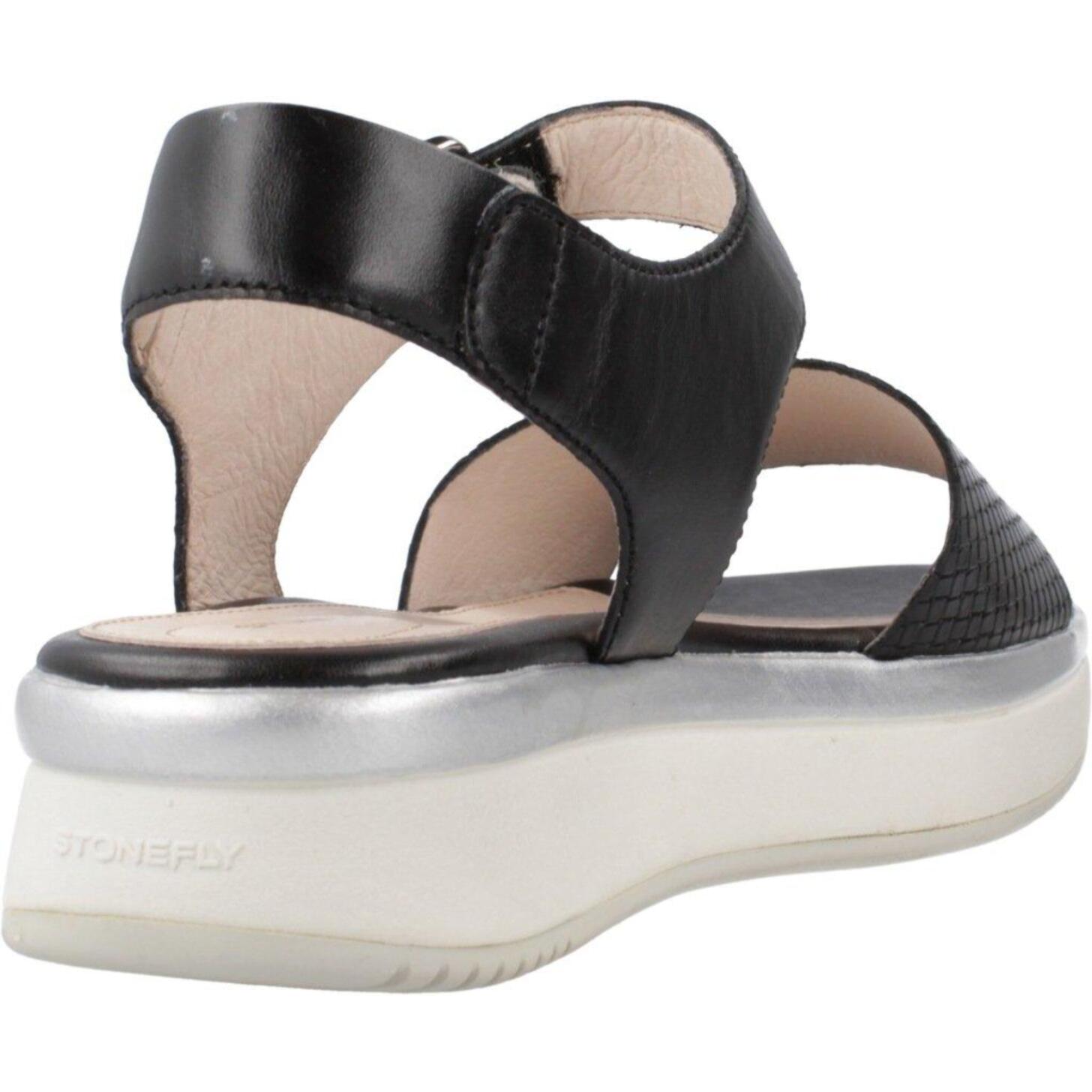 Sandalias Mujer de la marca STONEFLY  modelo LARA 12 NEGRO