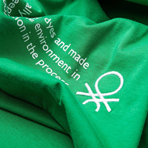 Set 2pc cama (funda nórdica 135x200cm + funda de almohada 80x80cm) 140gsm 100% algodón verde united in green be