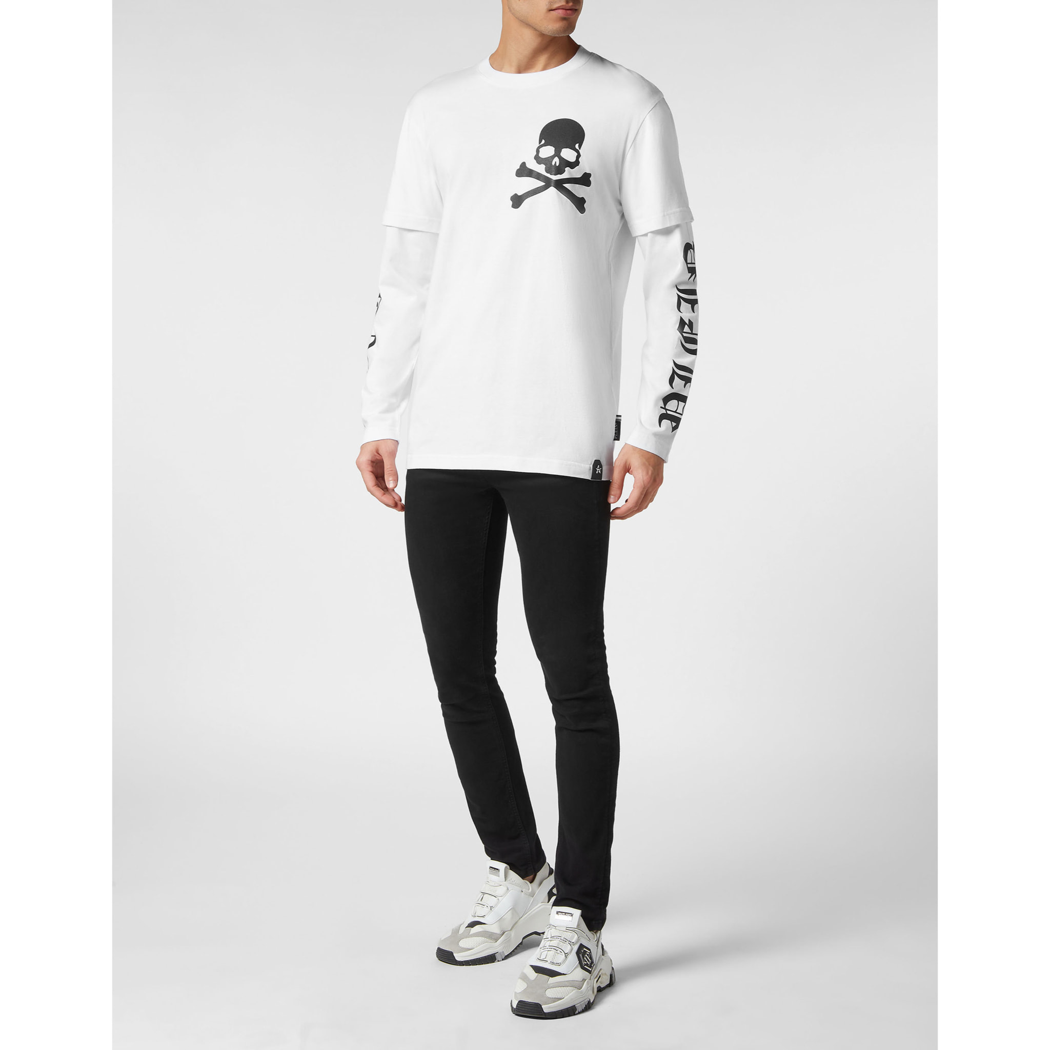 PHILIPP PLEIN T-Shirt Round Neck GOTHIC PLEIN