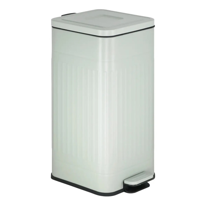 Poubelle Nova avec Pedale 30L Vert Celadon 35x27x58 cm
