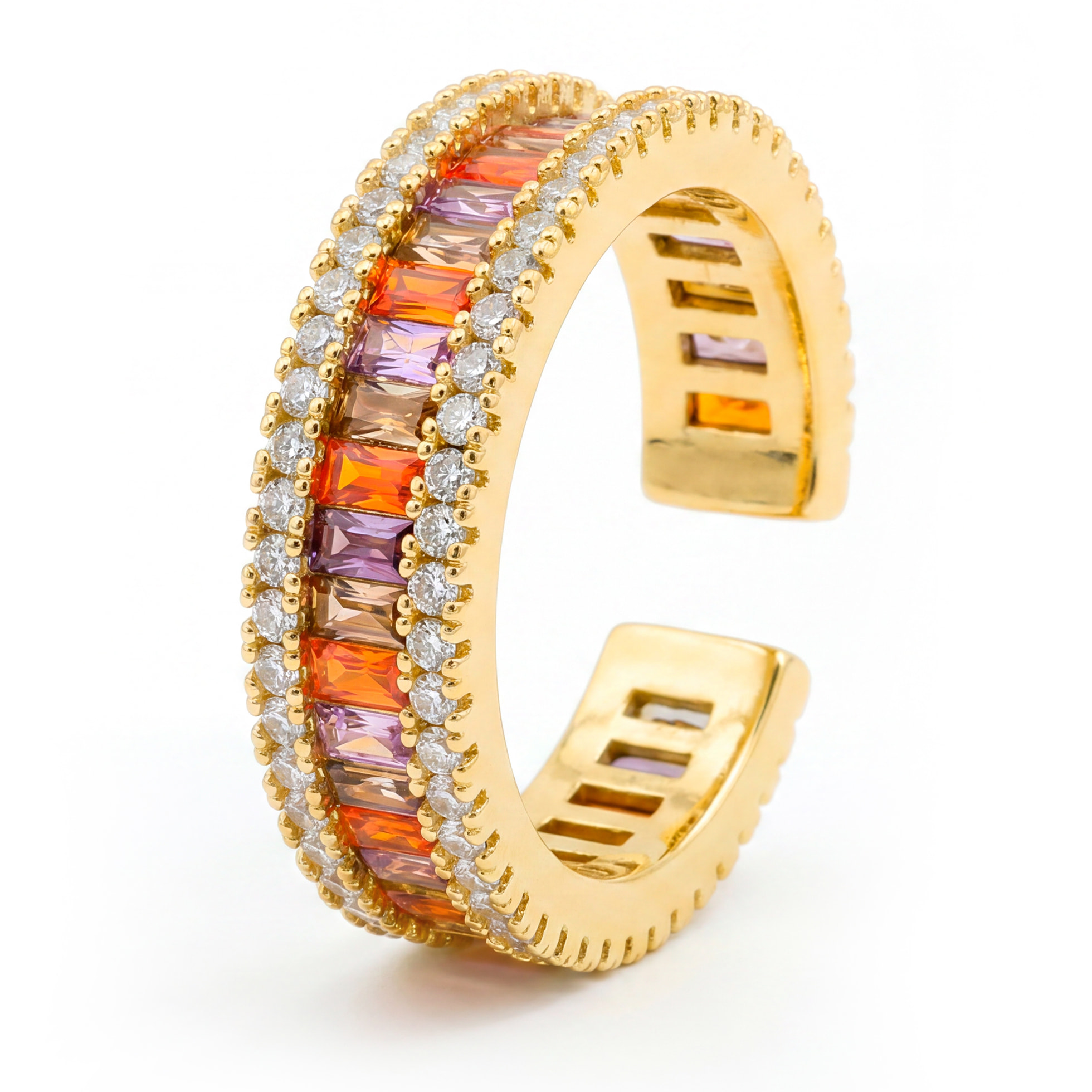 Anillo Baldlal acabado oro amarillo 18k