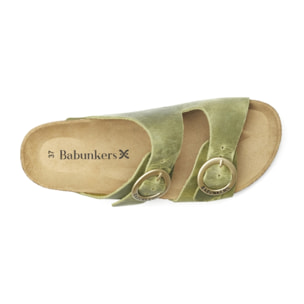SANDALIA IBIZA BABUNKERS VERDE