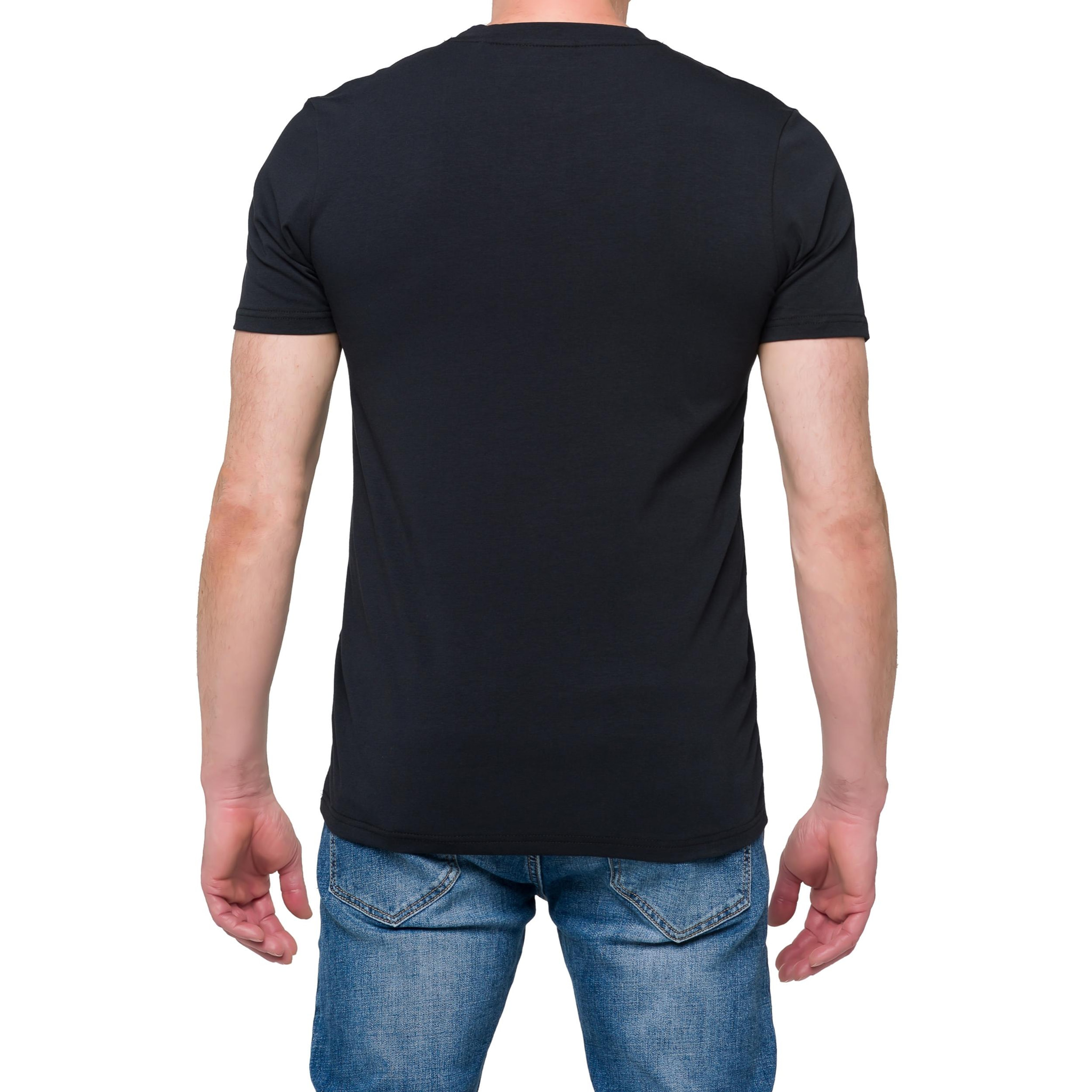 T-shirt in cotone slim fit Hot Buttered Canggu Nero