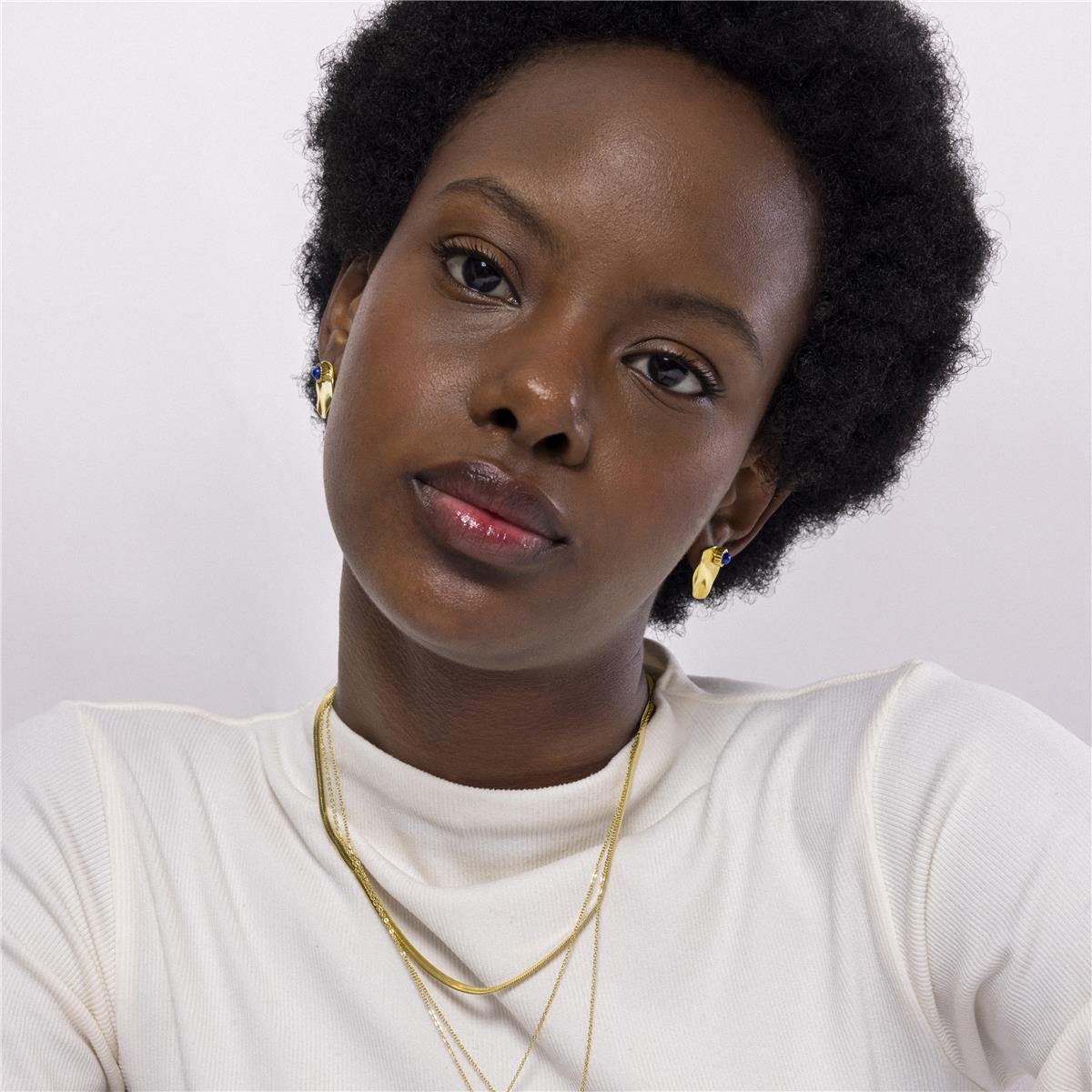 Pendientes Lux by Lux acabadoss oro 18k