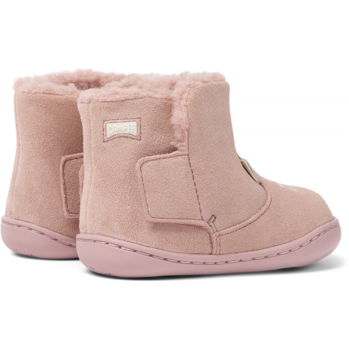 CAMPER Peu Cami Twins - Stivaletti Bambino unisex Rosa