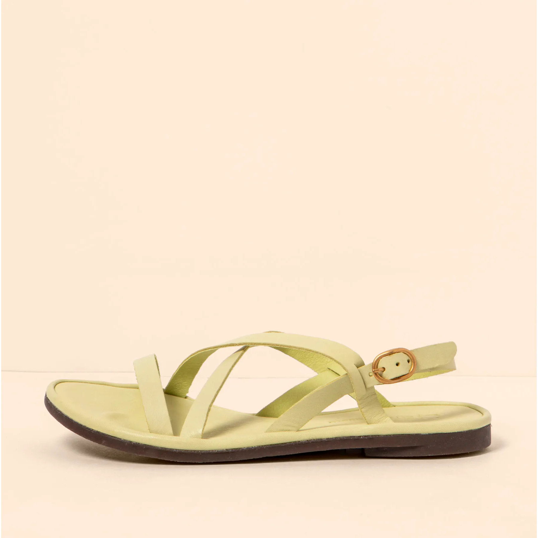 Sandalias N5694 SOFT NAPPA LIME / TULIP color Lime