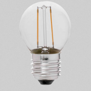 Bombilla G45 FILAMENTO E27 LED 2W 2700K