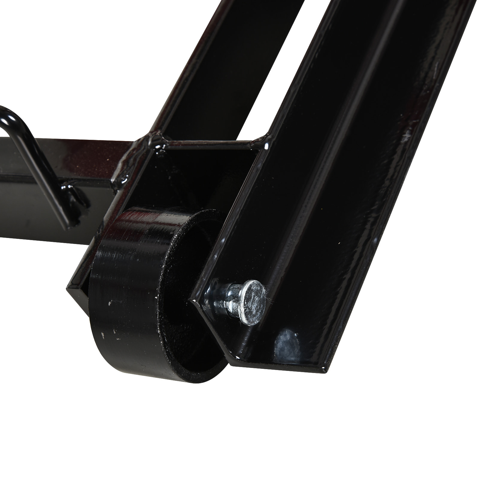 Gato Hidráulico de Motocicletas Acero Soporte 680 kg 110x36x67 cm Negro y Rojo